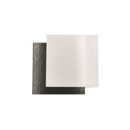 Plaque Carton Noir/Blanc dim. 160x160 mm