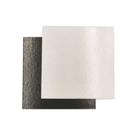Plaque Carton Noir/Blanc dim. 220X220 mm