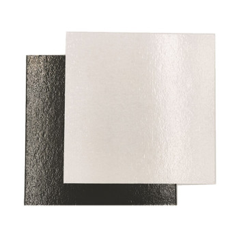 Plaque Carton Noir/Blanc dim. 260X260 mm
