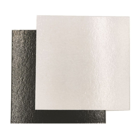 Plaque Carton Noir/Blanc dim. 280X280 mm