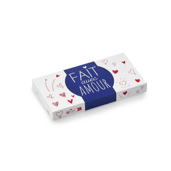 50 POCHETTES TABLETTE COEUR