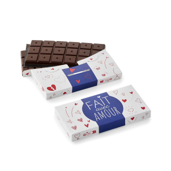50 POCHETTES TABLETTE COEUR