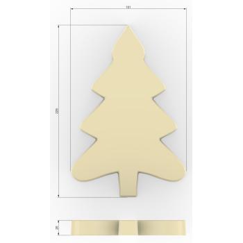 50 MOULES ENTREMET SAPIN + INSERT SAPIN