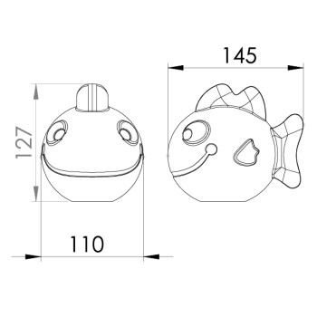 8 MOULES POISSON RIGOLO GM