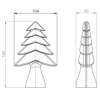 20 MOULES SAPIN PM