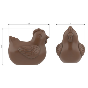 10 MOULES POULE MM 2026