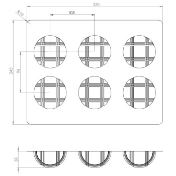 10 MOULES 2X3 BOULE DE PETANQUE PRECOMMANDE