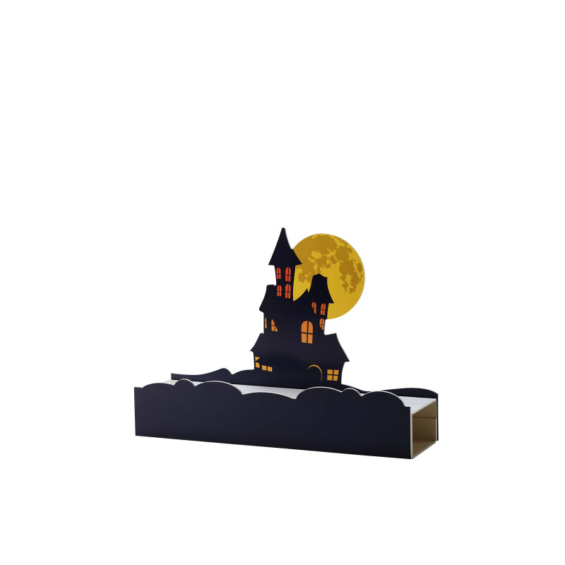 SUPPORT VITRINE HALLOWEEN CHATEAU LUNE