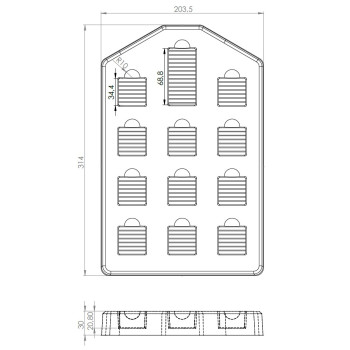 KIT 10 CALENDRIER LIVRE-2 ALV+ETUI+BAG+CARTE-PETC600+KW290 IMP-C2PACK