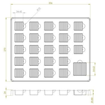 KIT 20 CALENDRIERS RECTANGLE 2026-ETUI KW IMP+FAC+ALV+CORD-C2PACK
