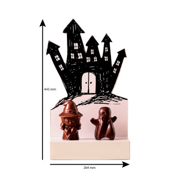 SUPPORT VITRINE HALLOWEEN CHATEAU
