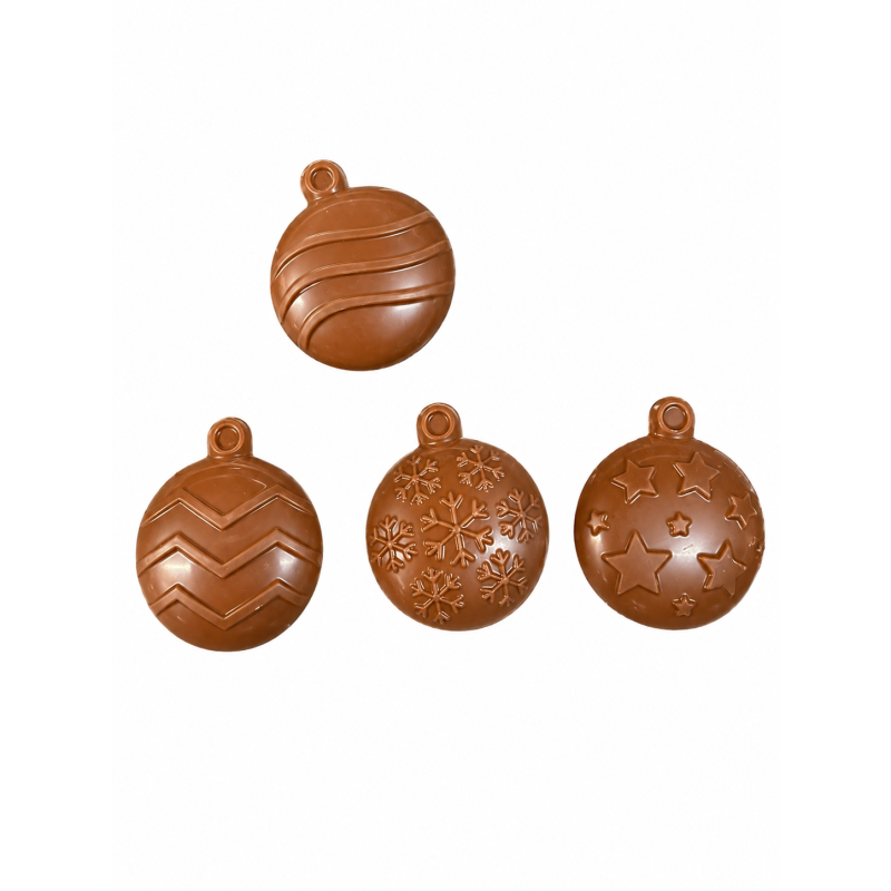 15 MOULES 9X7 MENDIANT BOULE DE NOEL